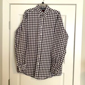 Trevor Brazile Relentless by Wrangler| Black/white/red check long sleeve shirt